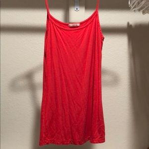 Spaghetti strap tank top